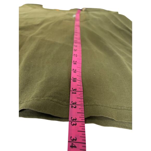 Carhartt Force Distressed Military Green T-Shirt 3XL - Picture 5 of 7